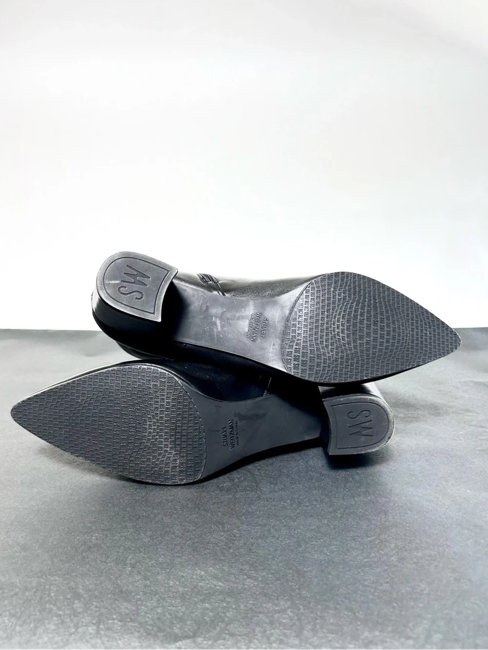 Stuart Weitzman block heel ankle boots